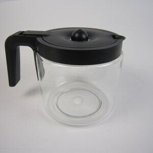 Keurig K-Duo 12 Cup Carafe Glass Replacement Coffee Pot Black Handle & Lid